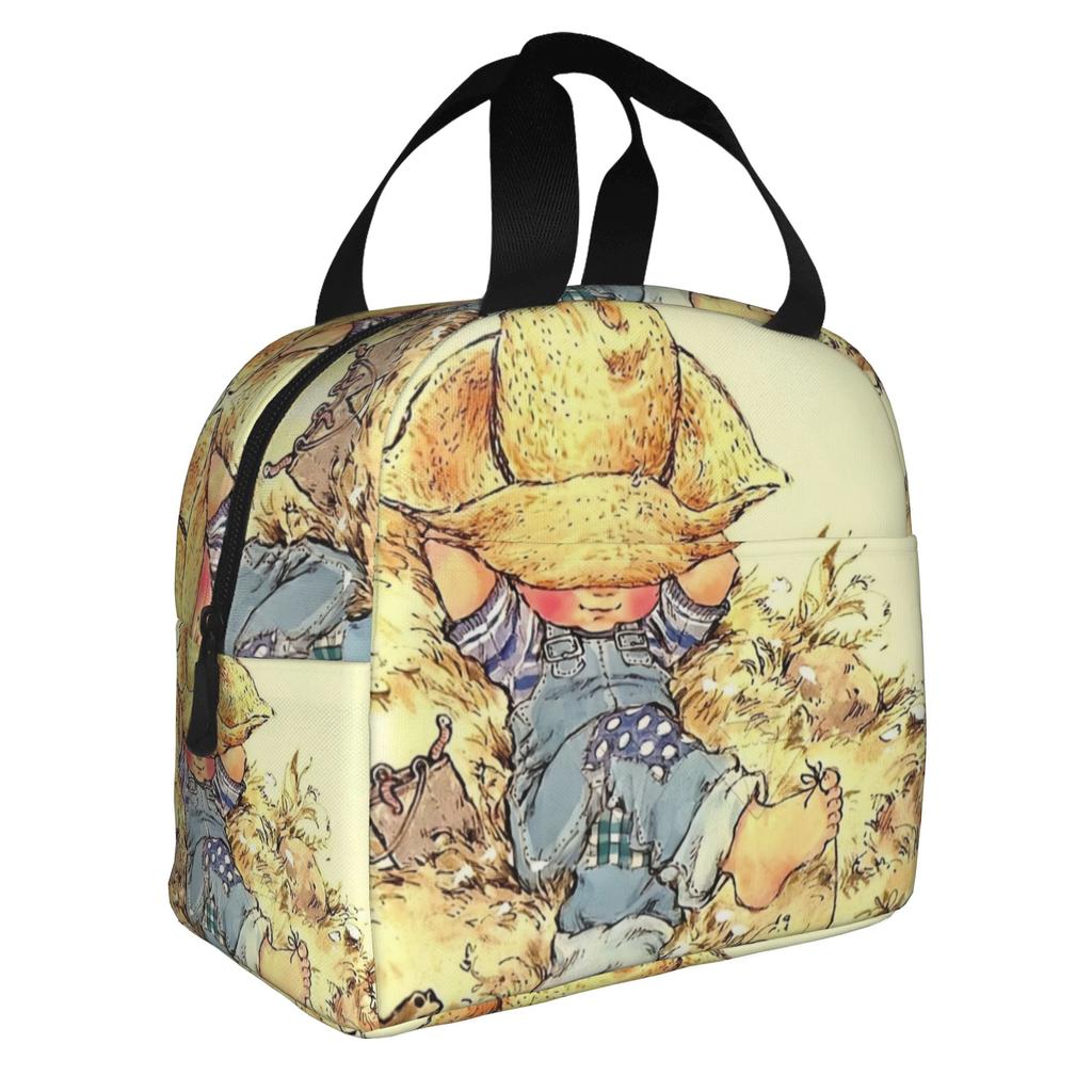 Cartoon S-Sarahs K-Kays Lunch Bag Men Women Kawaii Girl  Cooler Thermal Insulated Lunch Boxes for Adult Office