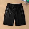 Active Shorts Stay Dry Ice Silk Athletic Shorts with Zipper Pockets for Men Summer Running Training Cycling Fitness Shorts