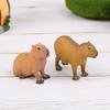 New Simulation Mini Cute Wild Animals Model Figurines Capybara Action Figure Children'S Collection Toy Gift