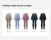 Juyitang High-Waist Two-Piece Yoga Skirt Leggings - Slimming, Anti-Exposure Fitness Wear for Women