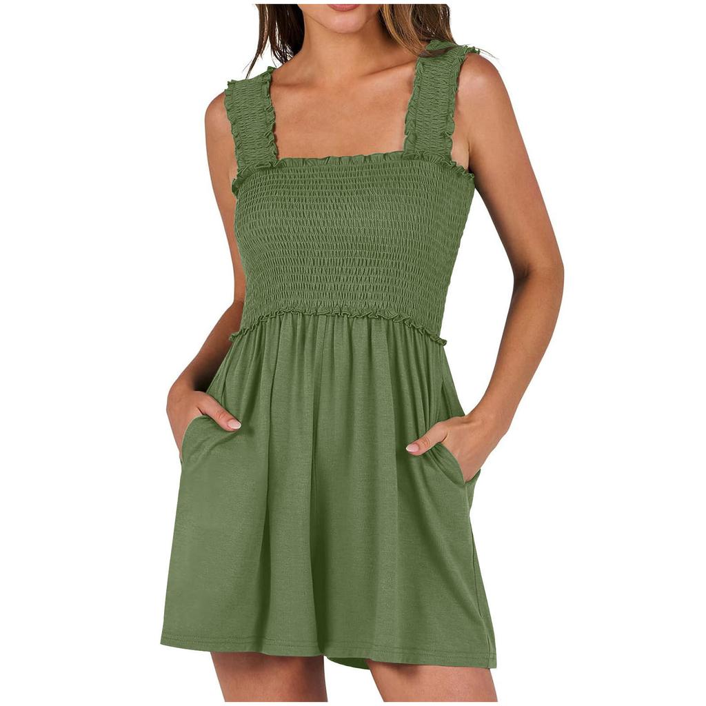 Women's Fashionable And Casual Summer Overalls, Versatile, Elegant, Comfortable, And Trendy Design.