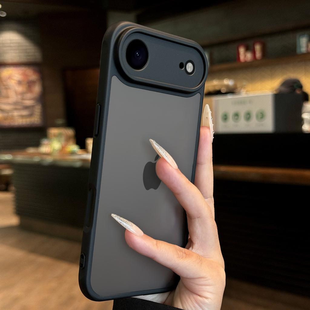 Luxe Mat Transparante Telefoonhoesje Voor iPhone 17 11 12 13 14 15 16 Pro Max Plus 17 Air Schokbestendige Bumper Cases Cover