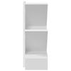 Tree Bookshelf 3 Tier 30 X 18 X 48 Cm Engineered Wood White