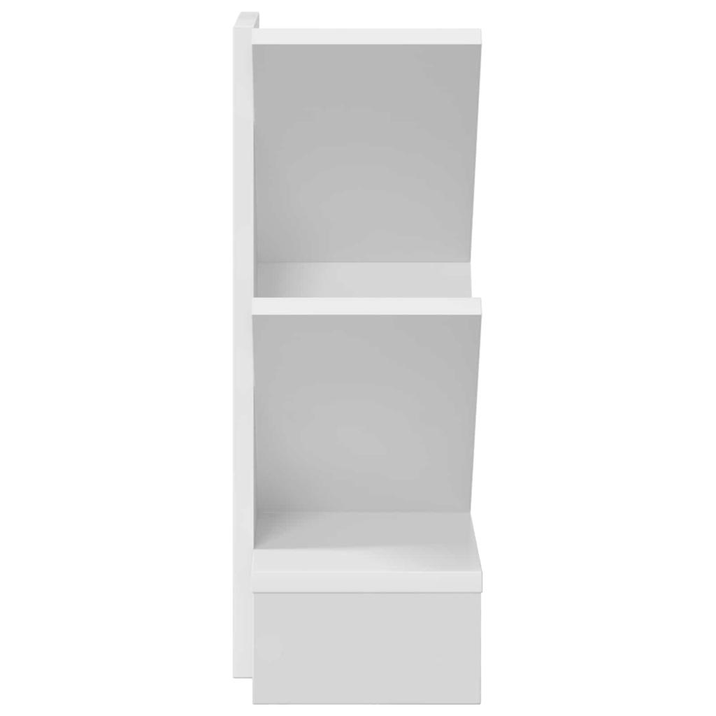 Tree Bookshelf 3 Tier 30 X 18 X 48 Cm Engineered Wood White