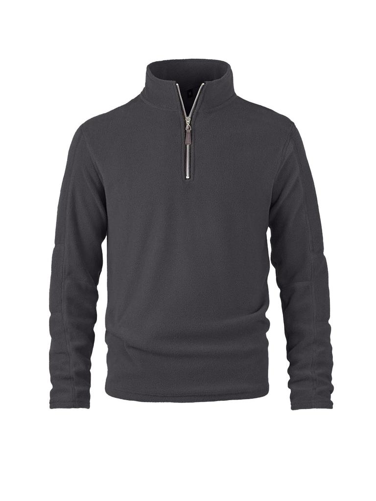 Men's Lambswool Fleece Jacket with Thickened Velvet Hoodie for Autumn and Winter.