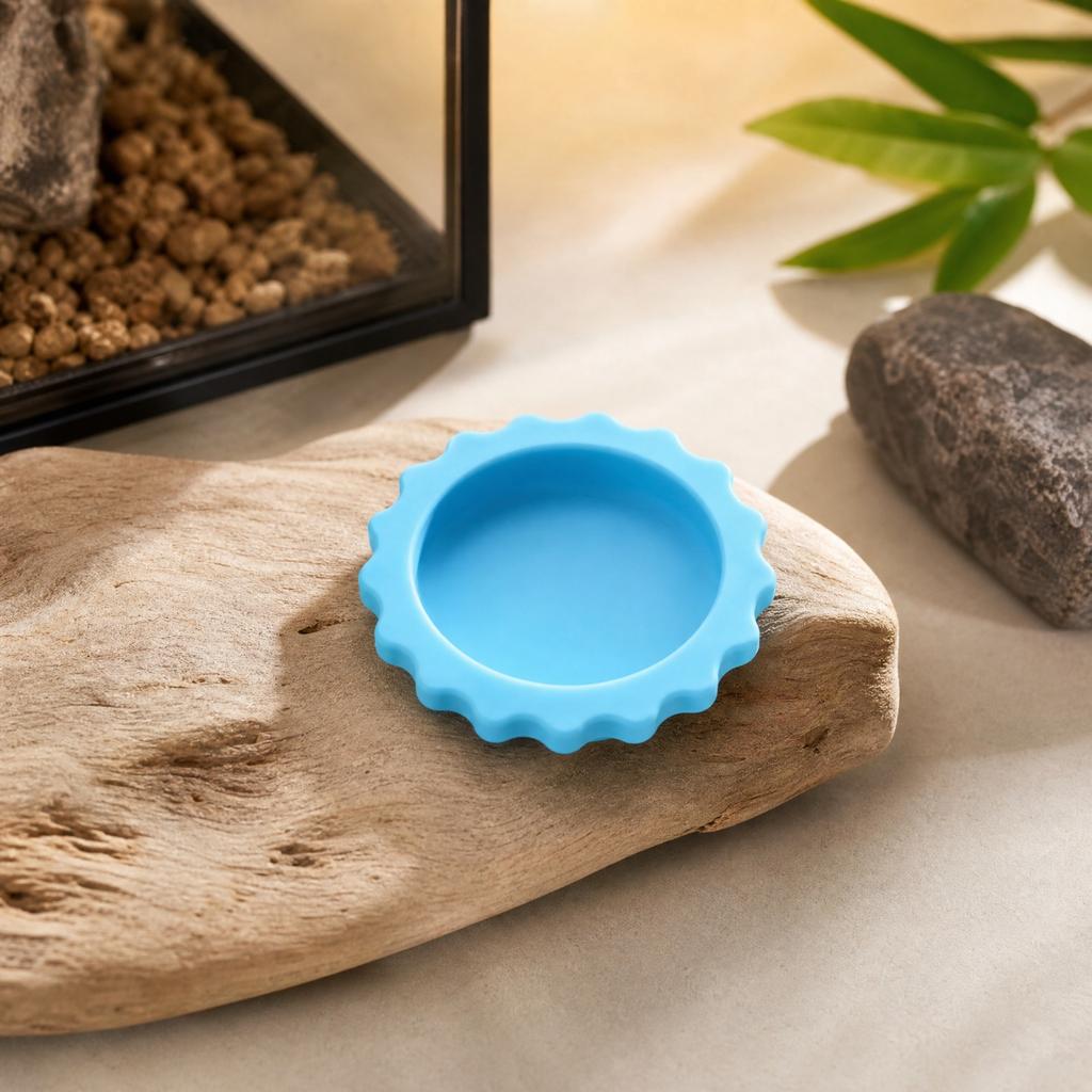 Silicone Feeding Lid for Dish - Small Pet Feeding Accessories