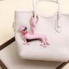 Traditional Dog Shaped Charm Keyring Water Resistant PU Leather Craftsmanship Pendant Stylish Luggage Label Charm