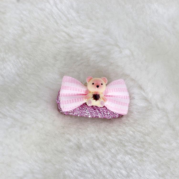 Yorkshire Terrier & Maltese Bow Hair Clip, Ideal for Dogs & Cats.