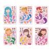 6 Sheetsset Farm Animals Assembled Sticker Kids Diy Make Animal Facial Expression Stickers Creative Toys Gift