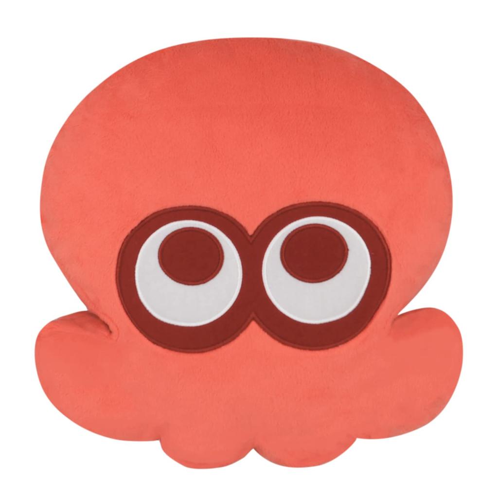 Boeki Splatoon 3 ALL STAR COLLECTION Cushion Octopus W33 x D11 x H34cm Cushion San-Ei (Red)