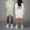 Adidas Originals Basketball: Chapter 1 Series Long Sleeve Tee With Letter Logo Print Unisex Tops Halo-Green IA3422