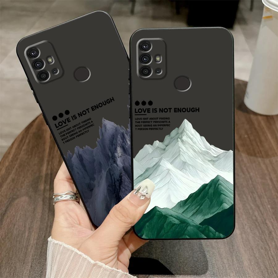 Phone Cover Case for Motorola Moto G32 G71 G53 G30 Edge 20 Pro 30 Lite G50 G22 Edge40 G52 G60s G51 G73 Mount Fuji