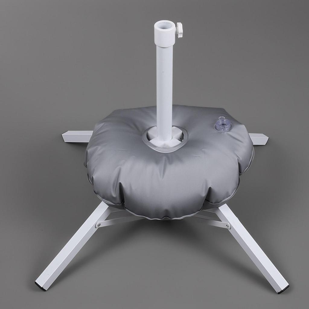 Beach Umbrella Stand Base Multipurpose Heavy Duty Support White Umbrella Base Holder for Garden Beach Outside Summer Beach Yard