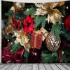 Christmas Tree Christmas Gift Printed Pattern Tapestry Home Living Room Bedroom Wall Background Decoration Tapestry