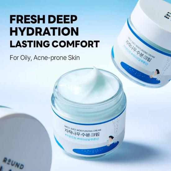 ROUND LAB Birch Juice Moisturizing Cream 80ml (1pc / 2pcs)