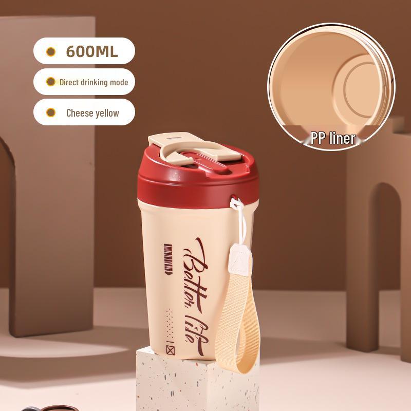 304 Double-Layer Stainless Steel Travel Thermos Mug
