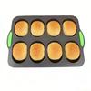1PCS Silicone Bread Loaf Pan Nonstick Loaf Toast Mold Heat Resistant Baguette Bread Pan for Homemade Bread Cake Baking Utensils