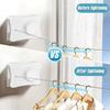 Non Sagging Retractable Clothesline Wall Mounted Telescopic Clothes Hanger  Bathroom