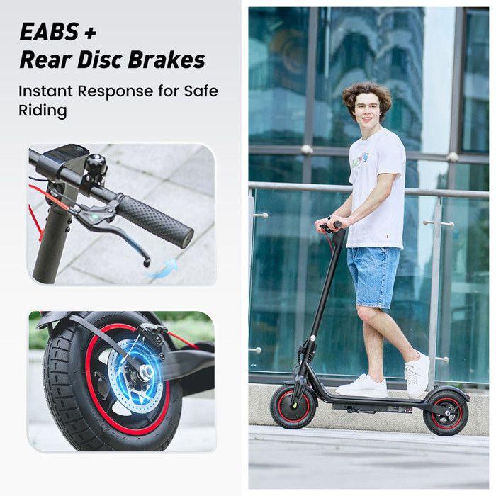 Foldable Electric Scooter for Adult 10'' AGILERIDE AS-B3, Range 27-37 KM, 36V 10.5Ah Battery, 500W Motor