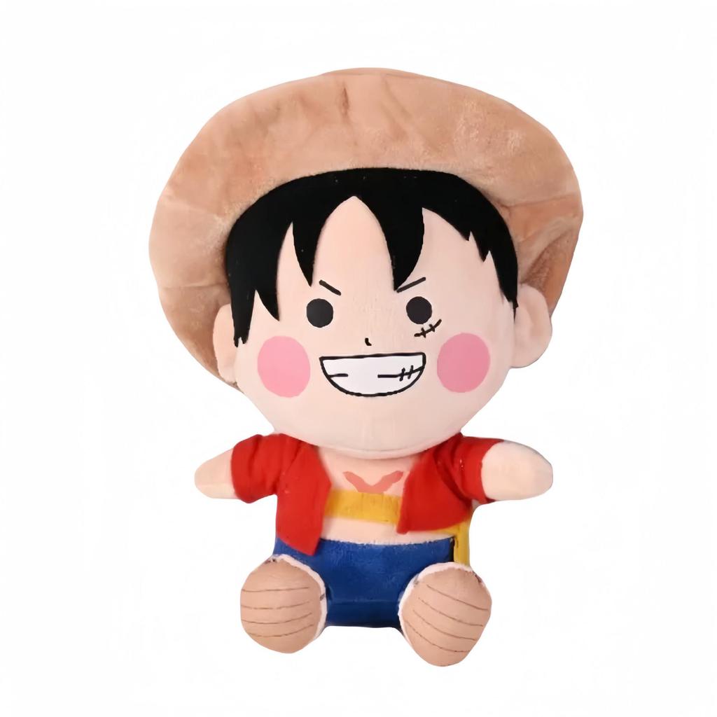 Genuine One Piece Luffy, Chopper, Zoro Plush Figures (20-30cm) - Anime Cartoon Dolls, Perfect Gifts