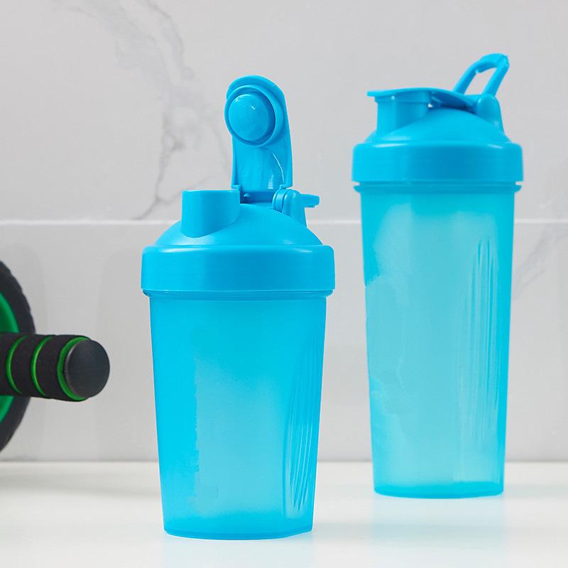 Unisex Shaker Bottle with Scale and Mixing Ball - Ideal for Protein Shakes, Smoothies, and Fitness Drinks