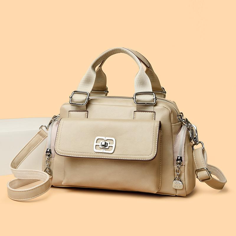 Tasche mit großem Fassungsvermögen Modische Handtasche Umhängetasche für Pendler