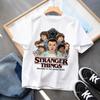 Summer New Stranger Things Plaid T-Shirt 'Welcome To the Upside Down' Printed Top
