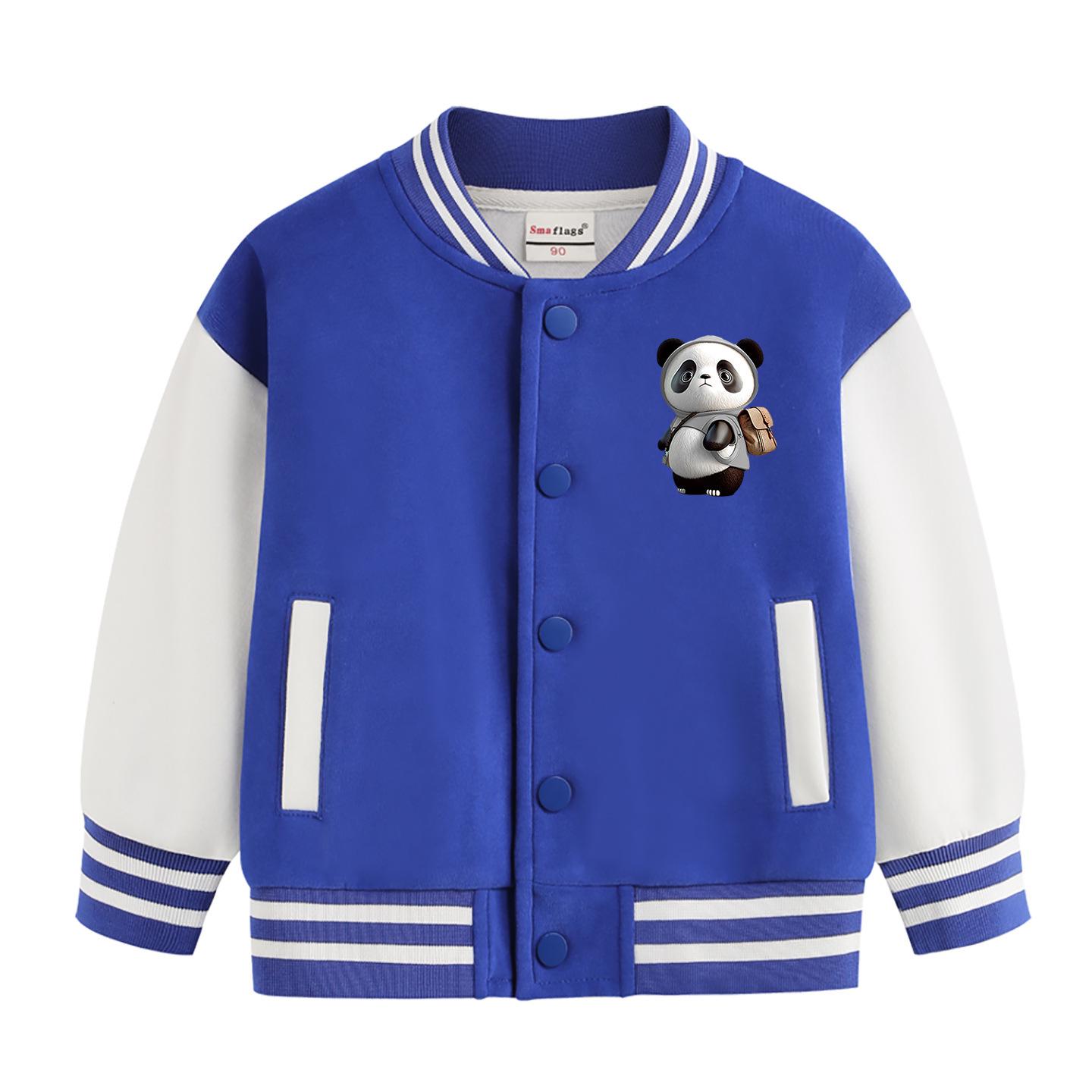 Children s Fleece-Lined Baseball Jacket - Autumn/Winter 2026 Collection, Versatile Medium/Large Outerwear 100cm