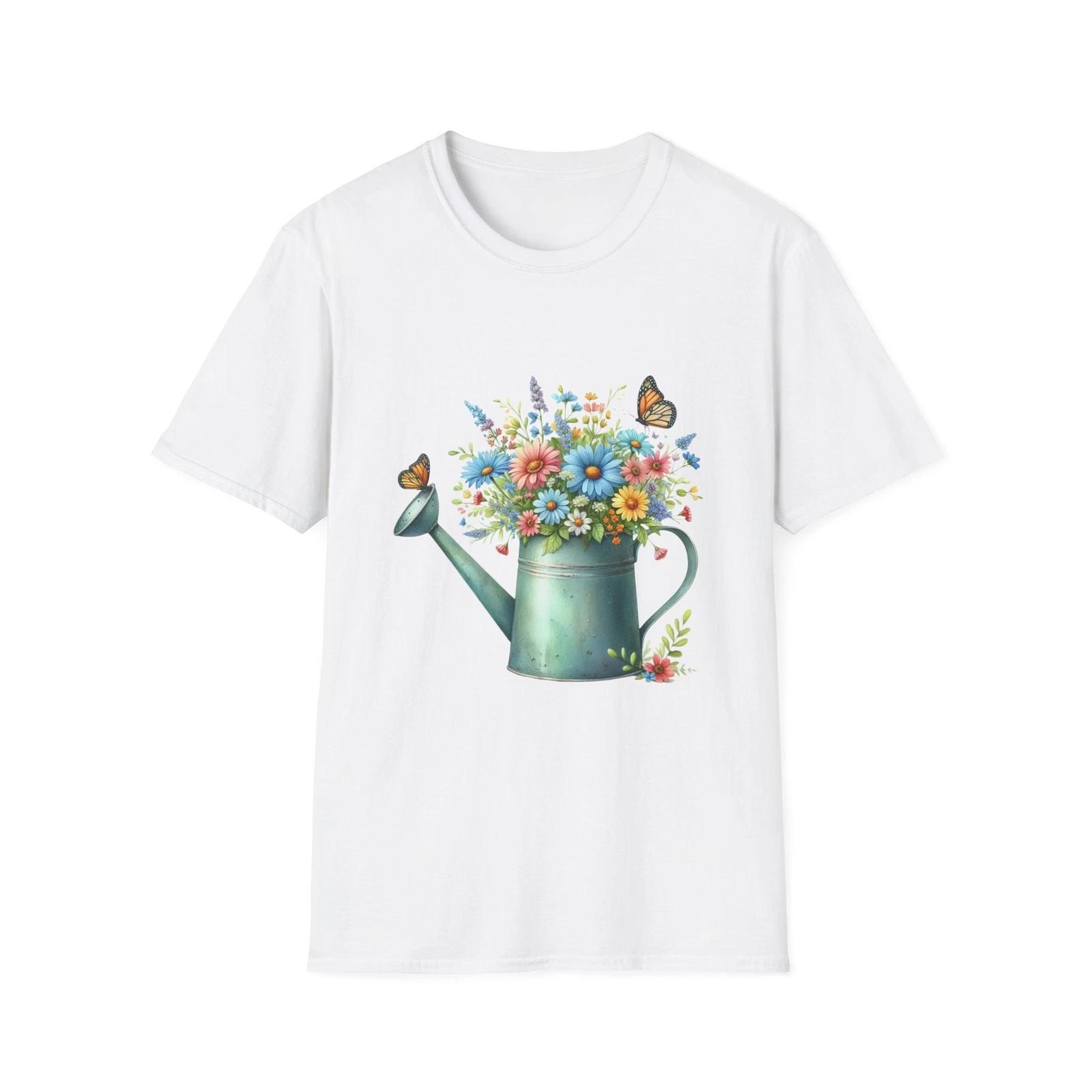 

Mother s Day Floral T-Shirt, Gift for Mom, Spring Flower Tee, Unisex Shirt, 2XL