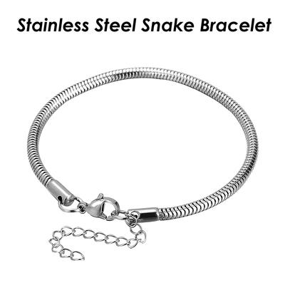 1 Pieza Pulsera de Serpiente Pulsera de Acero Inoxidable Venta al por Mayor Pulsera de Serpiente Pulsera Color Oro para Mujer u Hombre