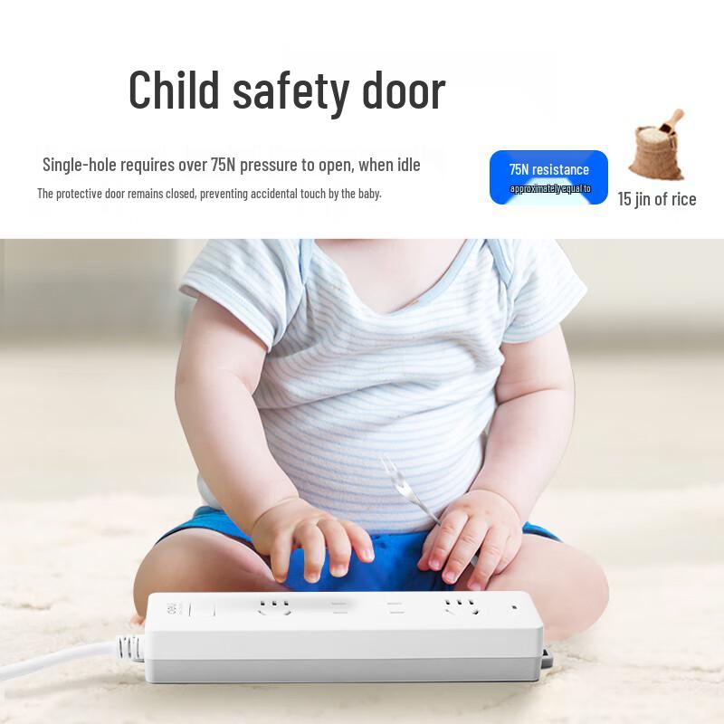 Deli 3C Certified National Standard Power Strip