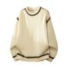 Autumn and Winter Sweater Solid Color Round Neck Long Sleeve Pullover Fashion Top