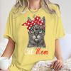 Funny Cat Mom Shirt For Cat Lovers Mothers Day Gift Tshirt Fashion Cat Lover Gift Unisex Unisex Short Sleeve Streetwear