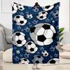 1pc Soccer Ball Blanket Cozy Soft Lightweight All Season Multi Purpose for Travel Camping Picnic Sofa Office Bed Living Room Gift Friends Family