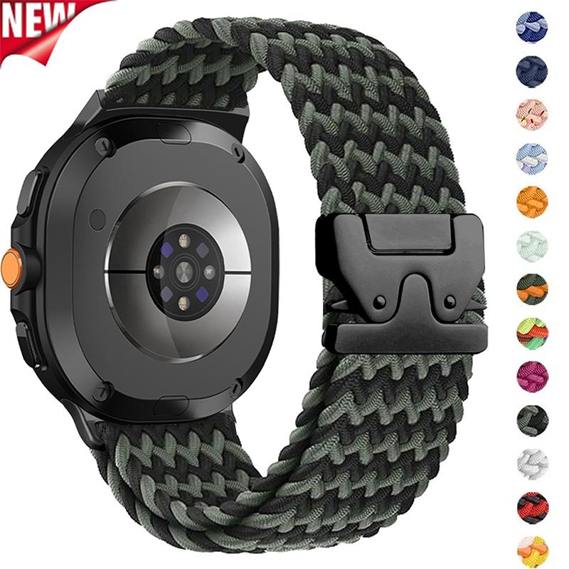 Braided Strap for Samsung Galaxy Watch 8 40 44mm/8 classic Band Parachute Buckle belt Correa Bracelet for Galaxy watch8 straps