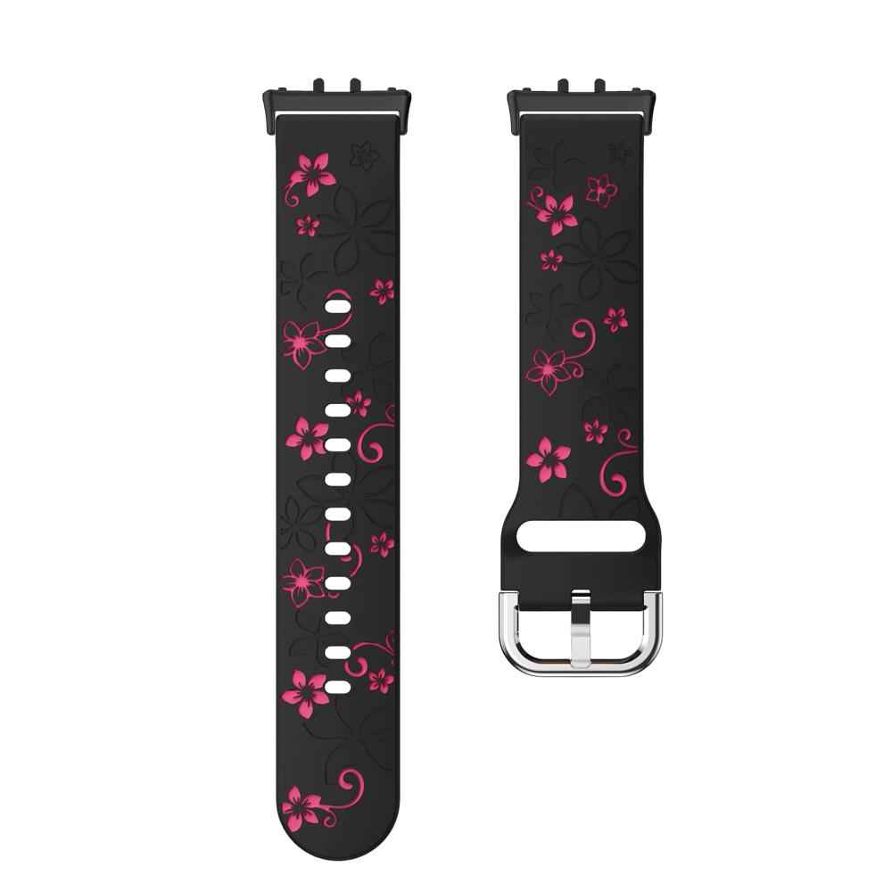 Silikon-Präge-Uhrenarmband für Galaxy Fit3 Wasserdicht und schweißfest Weich und bequem Sport-Uhrenarmband für Galaxy Fit3