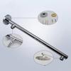 Stainless Steel Chrome Finish Modern Design Shower Head Shower Arm Fixed Wall Mount Single Water for Bathroom Home Apartment Use