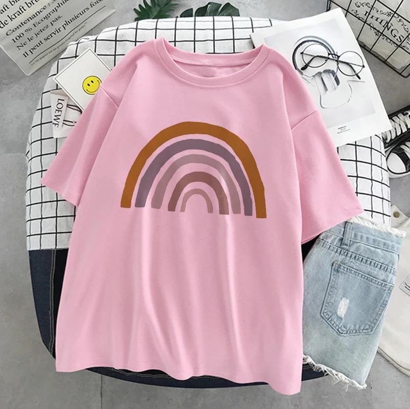 Dinosaur Summer New Cartoon Casual Punk Women T-shirt Short Sleeve Harajuku Vintage Fun Fashion Ins Cute Sweet Loose