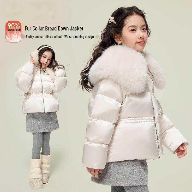 Зимняя пуховая куртка для девочек Yuan Yuan Princess, 90% пуха 110