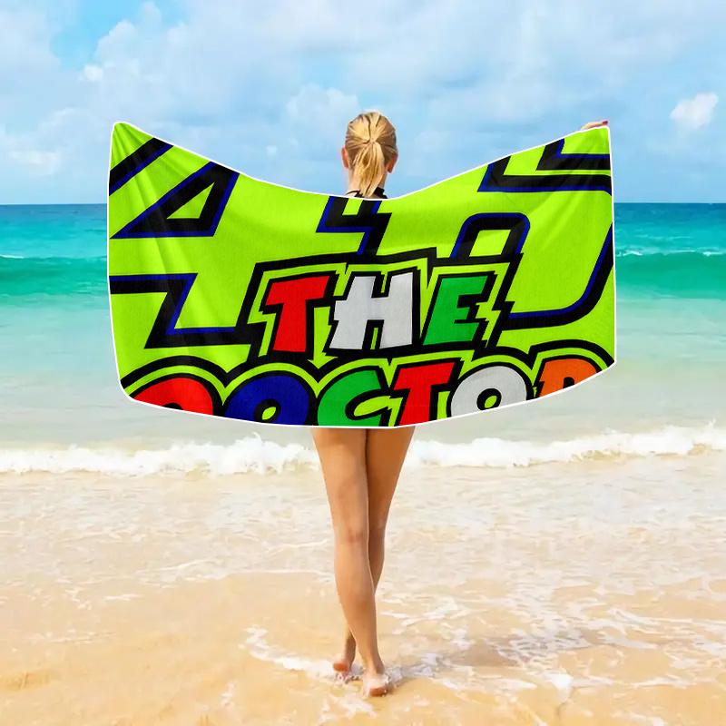 1 Stück 46 Der Doktor Strandtuch Super Saugfähig Weich Mikrofaser Badetuch Schnelltrocknend Sandfest Decke für Sommer Schwimmbad Fitnessstudio