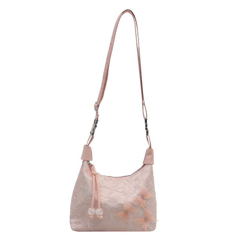 New Chinese style national style bag women's 2025 new trendy fashion super fire hand bag casual shoulder messenger bag