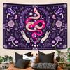 Mystical Snake Tapestry: Bohemian Wall Art for a Magical, Unique, and Spiritually Uplifting Decor Statement