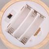 Batteriebetrieben 8/10cm Rund Holz LED Licht Display Basis Ständer Halter Fähig Nachtlampe Basis Kristall Glas Harz Kunst Ornamente