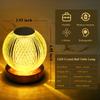 RGB Color Changing Bedside Lamp Cordless Table Lamp Touch Control Remote Control 16 Light Colors Dimmable Night Light   Metal Desk Lamp Recharge