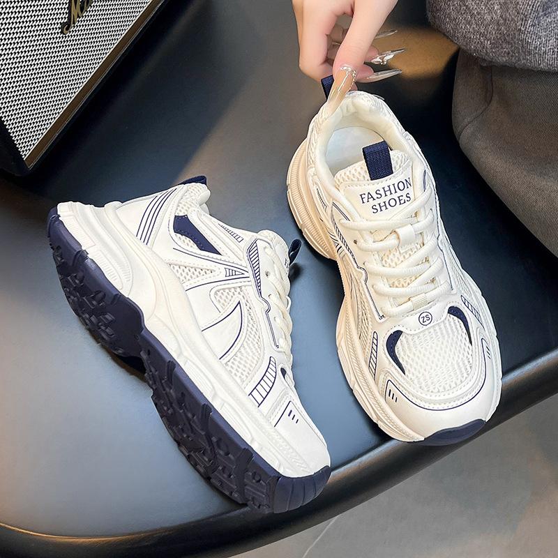 

Platform cool shoes women s spring and autumn new explosion versatile mesh breathable explosion sports and leisure shoes 40 синий