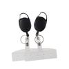 Horizontal Retractable Badge Reel Easy Pull Buckle Name Card Cover  Hospital Student