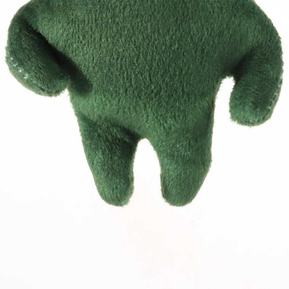 Poseable Ugly Cute Plushie Keychain 10cm Bag Charm Green Alien Cat Plush Toy  Anime Fans Gifts