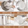 Korekaou Deep Fryer Pot & Oil Pot, 3.5L, Gas & IH Compatible, 304 Stainless Steel, Tempura Pot, Multi-purpose Oil Pot, Oil Strainer, Oil Drainer, Oil