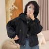 2025 Women's Spring Casual Hooded Windbreaker: Trendy Loose Short Jacket