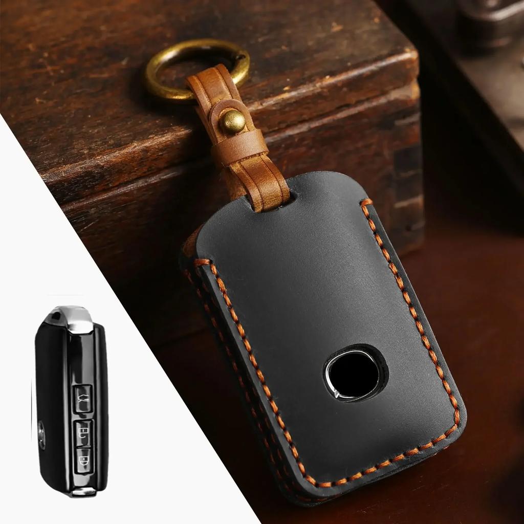 3Button Leather Protector cover Car Key Case for Mazda 3 Alexa CX5 CX8 CX4 2019 2020 Remote Keychain Accessories Holder Shell